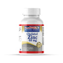 Chelated Zinc 40 mg (As zinc Gluconate 278mg) 30 Tablets